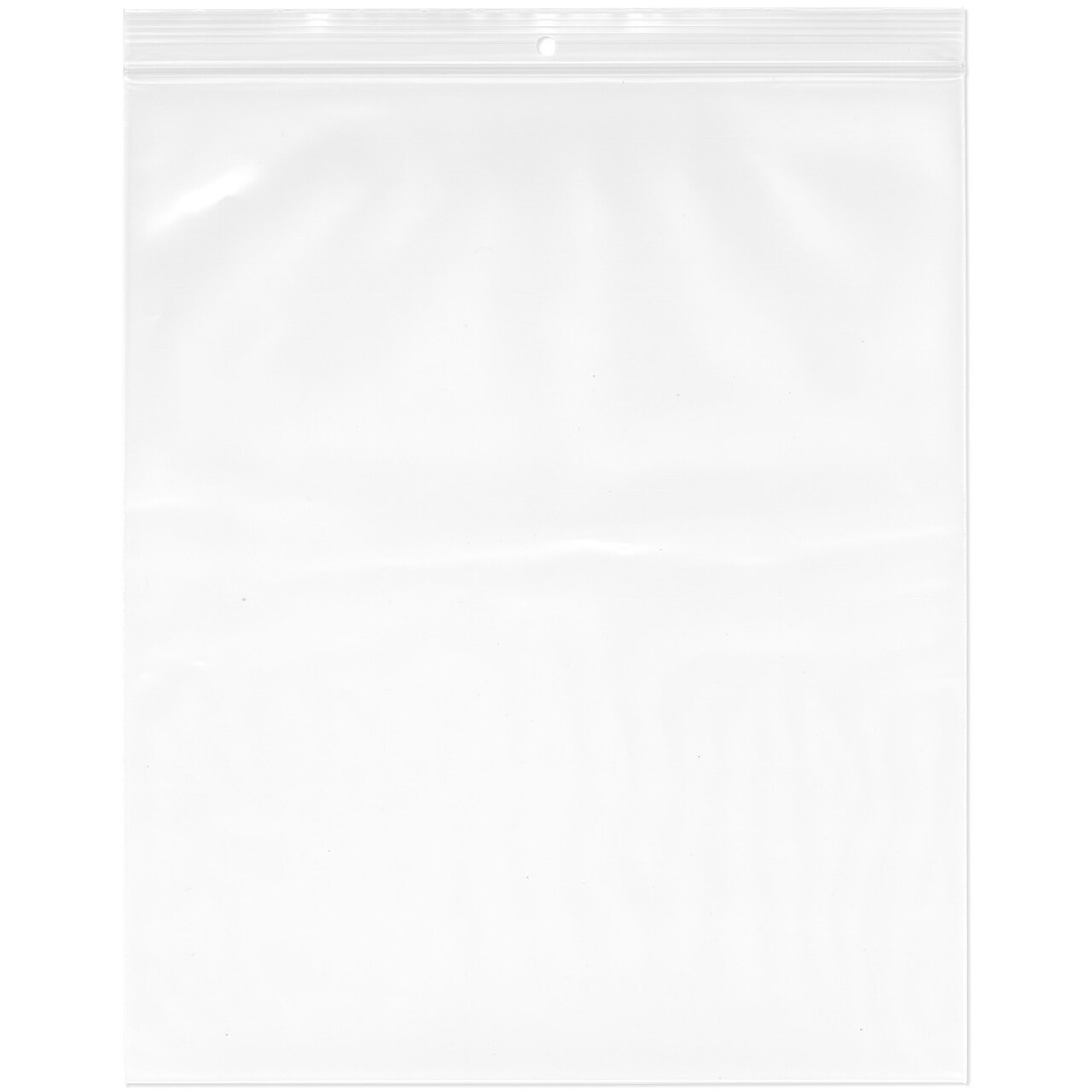 Plymor 10" x 12", 4 Mil with Hang-Hole Heavy Duty Zipper Reclosable Plastic Bags